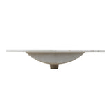 Ancillary 3-Hole Classic Contemporary Rectangular Ceramic Single Sink Basin Vanity Top
