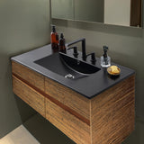 Ancillary 3-Hole Classic Contemporary Rectangular Ceramic Single Sink Basin Vanity Top