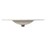 Ancillary 3-Hole Classic Contemporary Rectangular Ceramic Single Sink Basin Vanity Top