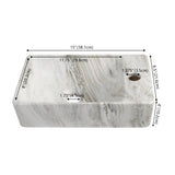 Felix 15 in. W x 8 in. D Modern Wall Mounted Rectangular Ceramic Mini Sink