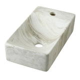 Felix 15 in. W x 8 in. D Modern Wall Mounted Rectangular Ceramic Mini Sink