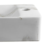 Felix 15 in. W x 8 in. D Modern Wall Mounted Rectangular Ceramic Mini Sink