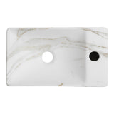 Felix 15 in. W x 8 in. D Modern Wall Mounted Rectangular Ceramic Mini Sink