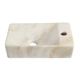 Felix 15 in. W x 8 in. D Modern Wall Mounted Rectangular Ceramic Mini Sink