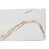 Ferbon 16 in. W x 12 in. D Modern Rectangular Ceramic Above Counter Vessel Bathroom Vanity Sink Basin