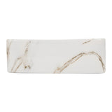 Ferbon 16 in. W x 12 in. D Modern Rectangular Ceramic Above Counter Vessel Bathroom Vanity Sink Basin