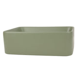 Ferbon 16 in. W x 12 in. D Modern Rectangular Ceramic Above Counter Vessel Bathroom Vanity Sink Basin