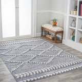 Sofie Moroccan Trellis High-low Area Rug