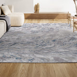 Swirl Marbled Abstract Area Rug