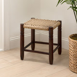 columnar-15-75-casual-bohemian-handcrafted-teak-wood-backless-indoor-outdoor-teak-wood-accent-stool-with-synthetic-woven-rattan-seat