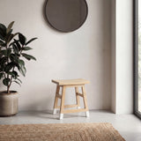finesse-18-3-classic-casual-handcrafted-solid-mindi-wood-accent-stool-with-tipped-legs