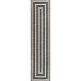 Argo Classic Nautical Mitre Stripe Reversible Machine-Washable Indoor/Outdoor Area Rug