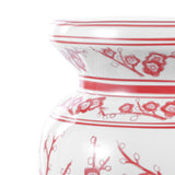Cherry Blossom 17.7" Ceramic Garden Stool - JONATHAN Y