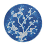 Cherry Blossom 17.75" Ceramic Garden Stool - JONATHAN Y
