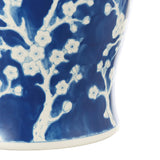 Cherry Blossom 17.75" Ceramic Garden Stool - JONATHAN Y
