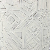 Drornzok 17.75" Geometric Drum Garden Stool - JONATHAN Y