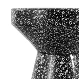 Xenia 17.75" Modern Bohemian Terrazzo Indoor/Outdoor Drum Accent Table - JONATHAN Y