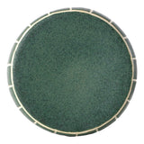 Owen 17.8 in. Modern Minimalist Grid Textured Barrel Ceramic Indoor/Outdoor Garden Stool and Accent Table - Matte Sage Green