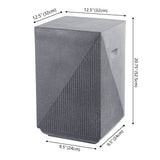 Adrian 20.75" Contemporary Minimalist Square Accent Table - JONATHAN Y