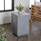 Adrian 20.75" Contemporary Minimalist Square Accent Table - JONATHAN Y