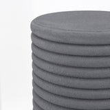 Evans 18" Minimalist Modern 3-Legged Drum Accent Table - JONATHAN Y