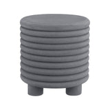 Evans 18" Minimalist Modern 3-Legged Drum Accent Table - JONATHAN Y