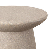 Hollie 18" Minimalist Modern Drum Accent Table Pedestal