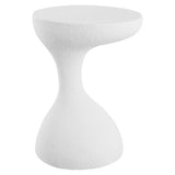 Boracay 19.75" Modern Minimalist Indoor/Outdoor Resin Drink Table