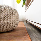 Ethan Modern Flatweave Solid Area Rug