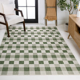 Darcy Traditional Geometric Bold Gingham Area Rug