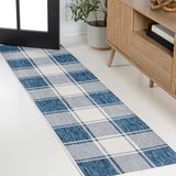Sabine Traditional Farmhouse Bold Gingham Area Rug