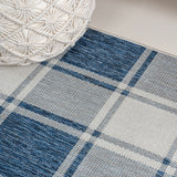 Sabine Traditional Farmhouse Bold Gingham Area Rug