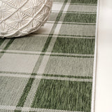 Sabine Traditional Farmhouse Bold Gingham Area Rug