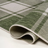Sabine Traditional Farmhouse Bold Gingham Area Rug