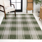 Sabine Traditional Farmhouse Bold Gingham Area Rug