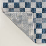 Aimee Traditional Cottage Checkerboard Indoor/Outdoor Area Rug