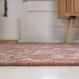 Amora Traditional Mediterranean Tile Design Indoor/Outdoor Area Rug