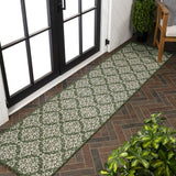 Amora Traditional Mediterranean Tile Design Indoor/Outdoor Area Rug