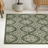Amora Traditional Mediterranean Tile Design Indoor/Outdoor Area Rug