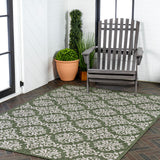 Amora Traditional Mediterranean Tile Design Indoor/Outdoor Area Rug