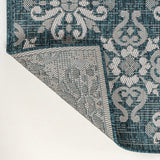 Amora Traditional Mediterranean Tile Design Indoor/Outdoor Area Rug