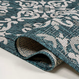 Amora Traditional Mediterranean Tile Design Indoor/Outdoor Area Rug