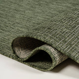 Alda Modern Minimalist Mingled Solid Indoor/Outdoor Area Rug