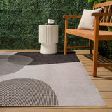 Zia Modern Geometric Organic Shapes Indoor/Outdoor Area Rug