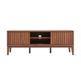 Gennaro 58 in. Farmhouse 3-Storage Sliding Door TV Stand Fits TVs up to 65 in. with Cable Management - JONATHAN Y