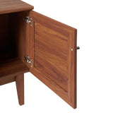 Finley 59 in. Farmhouse Caned TV Stand with Drawer and Storage Doors Fits TVs up to 65 in. with Cable Management - JONATHAN Y