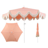 Collins 9 ft. Classic Cottage Tassel Market Patio Umbrella