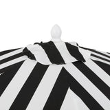 Collins 9 ft. Classic Cottage Tassel Market Patio Umbrella