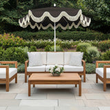 Collins 9 ft. Classic Cottage Tassel Market Patio Umbrella
