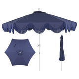Collins 9 ft. Classic Cottage Tassel Market Patio Umbrella
